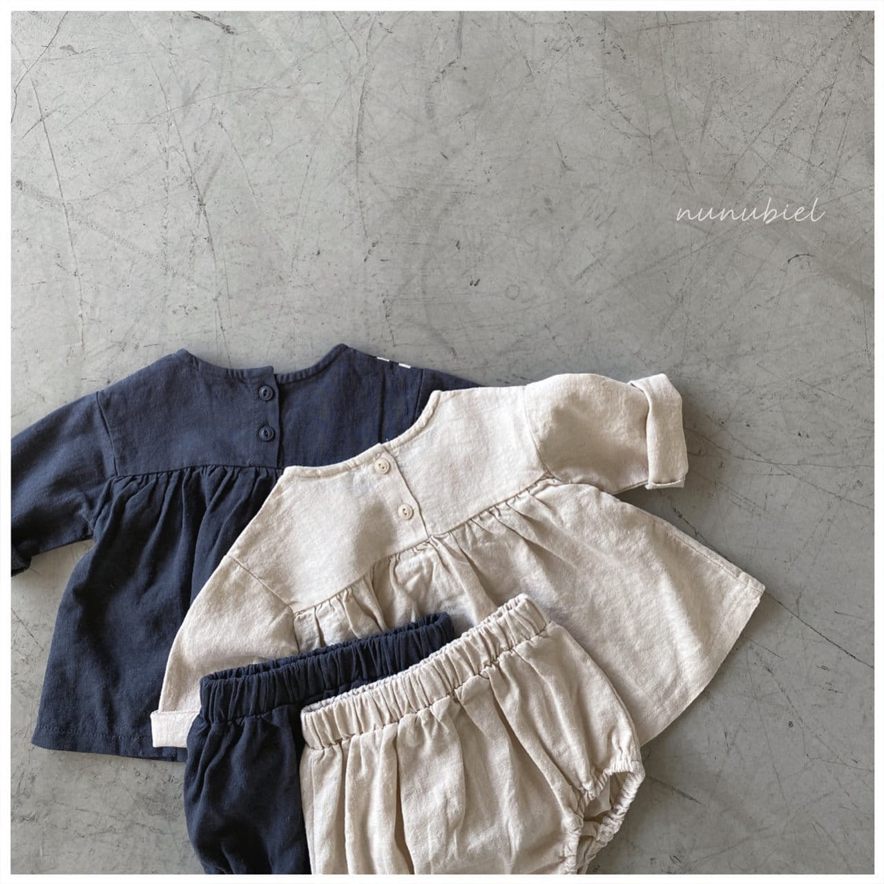 NUNUBIEL - Korean Children Fashion - #Kfashion4kids - Tape Blouse Bloomer Set - 5