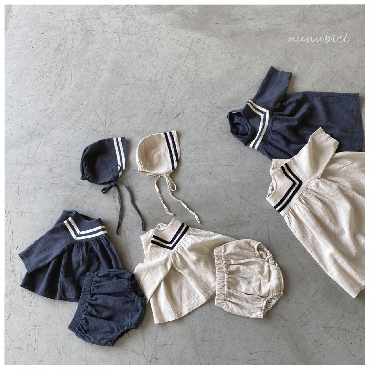 NUNUBIEL - Korean Children Fashion - #Kfashion4kids - Tape Blouse Bloomer Set - 6
