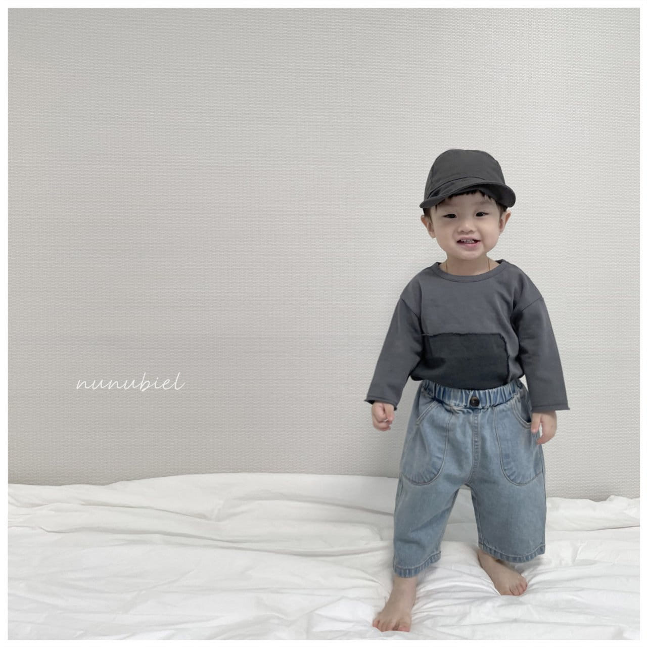 NUNUBIEL - Korean Children Fashion - #Kfashion4kids - Loosefit Denim Pants - 12