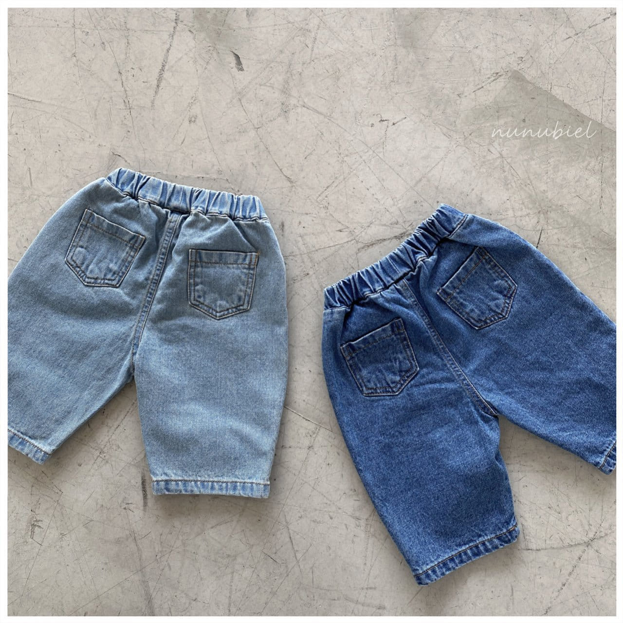 NUNUBIEL - Korean Children Fashion - #Kfashion4kids - Loosefit Denim Pants - 4