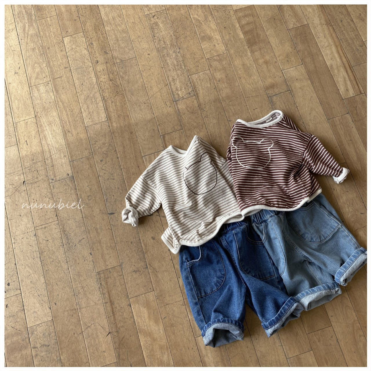 NUNUBIEL - Korean Children Fashion - #Kfashion4kids - Loosefit Denim Pants - 6