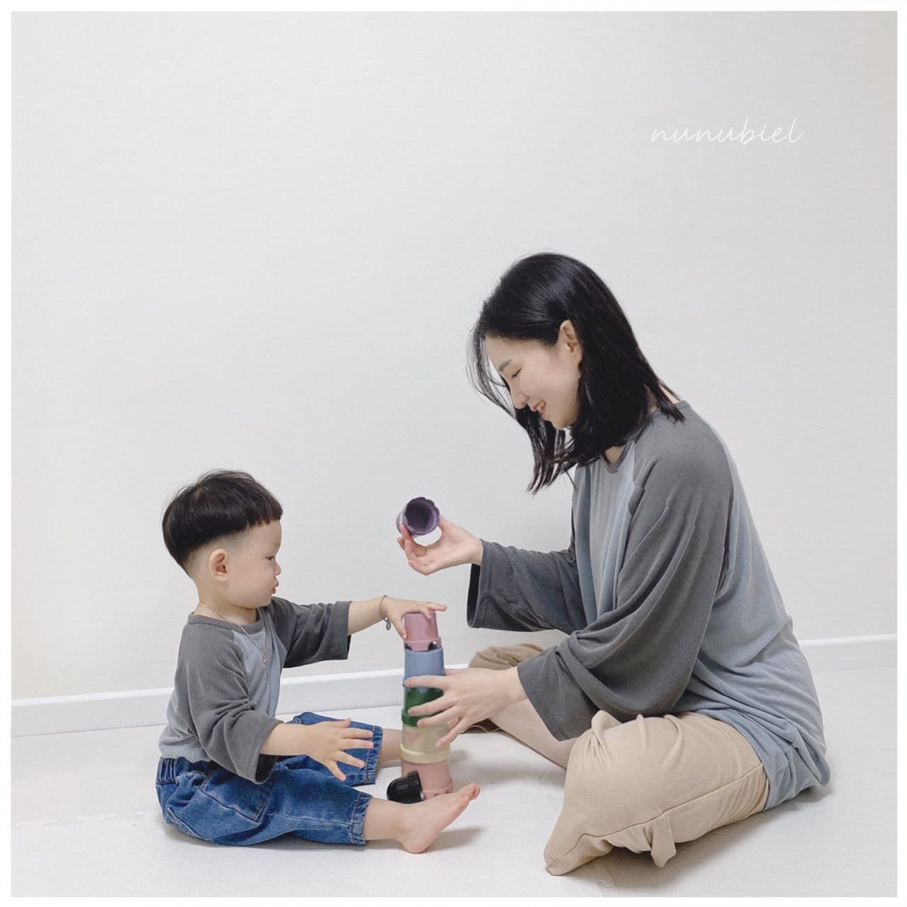 NUNUBIEL - Korean Children Fashion - #Kfashion4kids - Mom Pigment Raglan Tee - 5