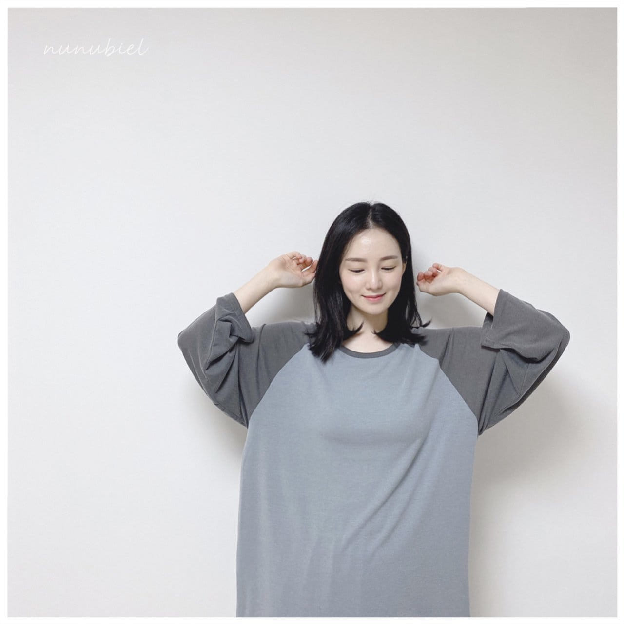 NUNUBIEL - Korean Children Fashion - #Kfashion4kids - Mom Pigment Raglan Tee - 8