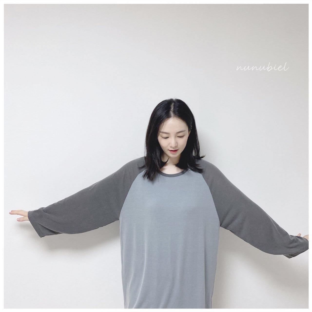 NUNUBIEL - Korean Children Fashion - #Kfashion4kids - Mom Pigment Raglan Tee - 9