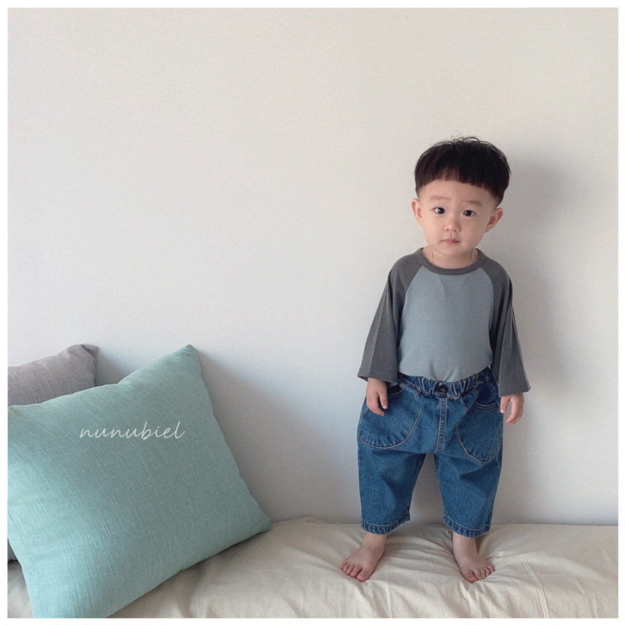 NUNUBIEL - Korean Children Fashion - #Kfashion4kids - Pigment Raglan Tee - 8