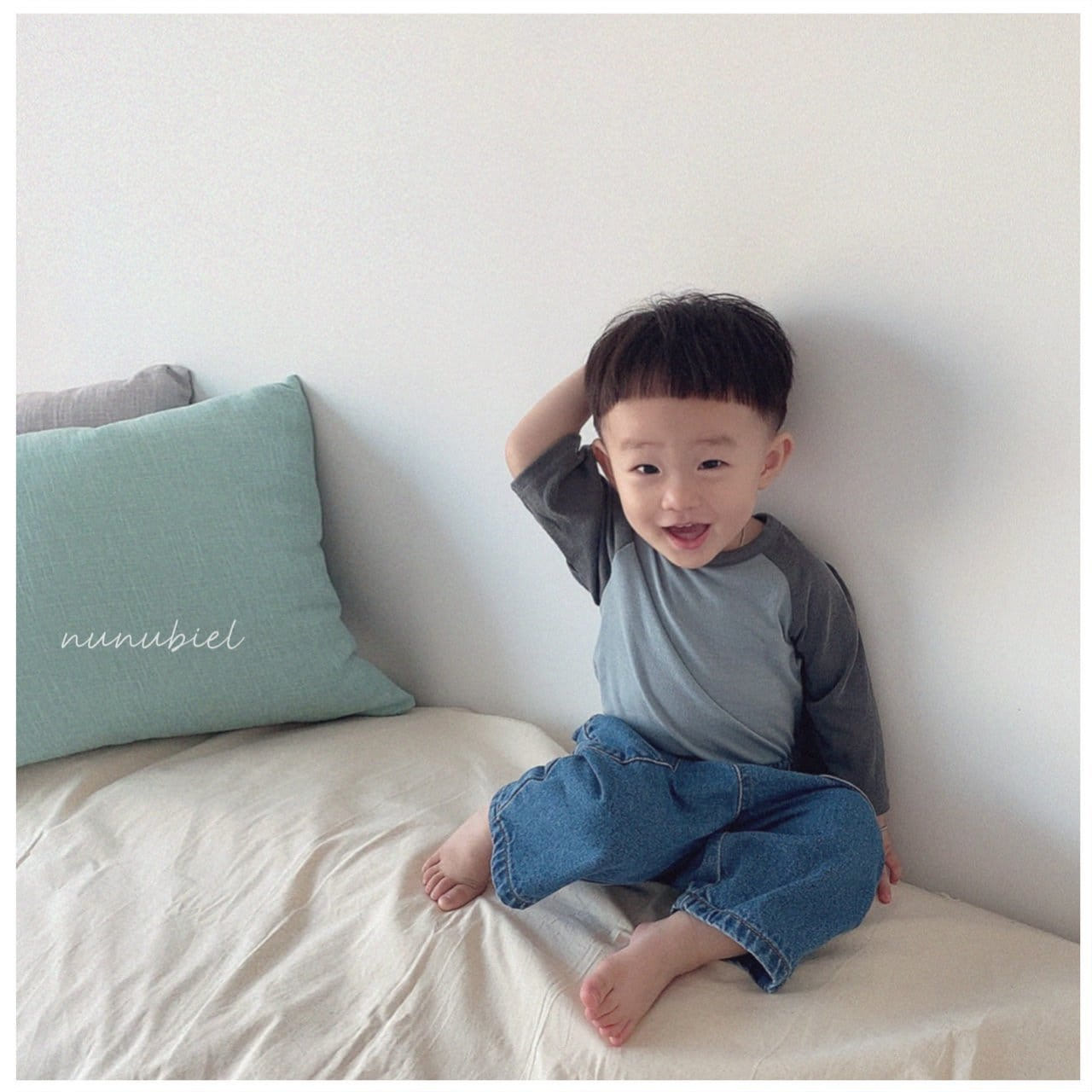 NUNUBIEL - Korean Children Fashion - #Kfashion4kids - Pigment Raglan Tee - 9