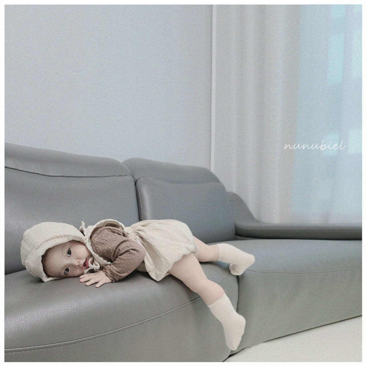 NUNUBIEL - Korean Children Fashion - #Kfashion4kids - Amant Romper with Bonnet - 10