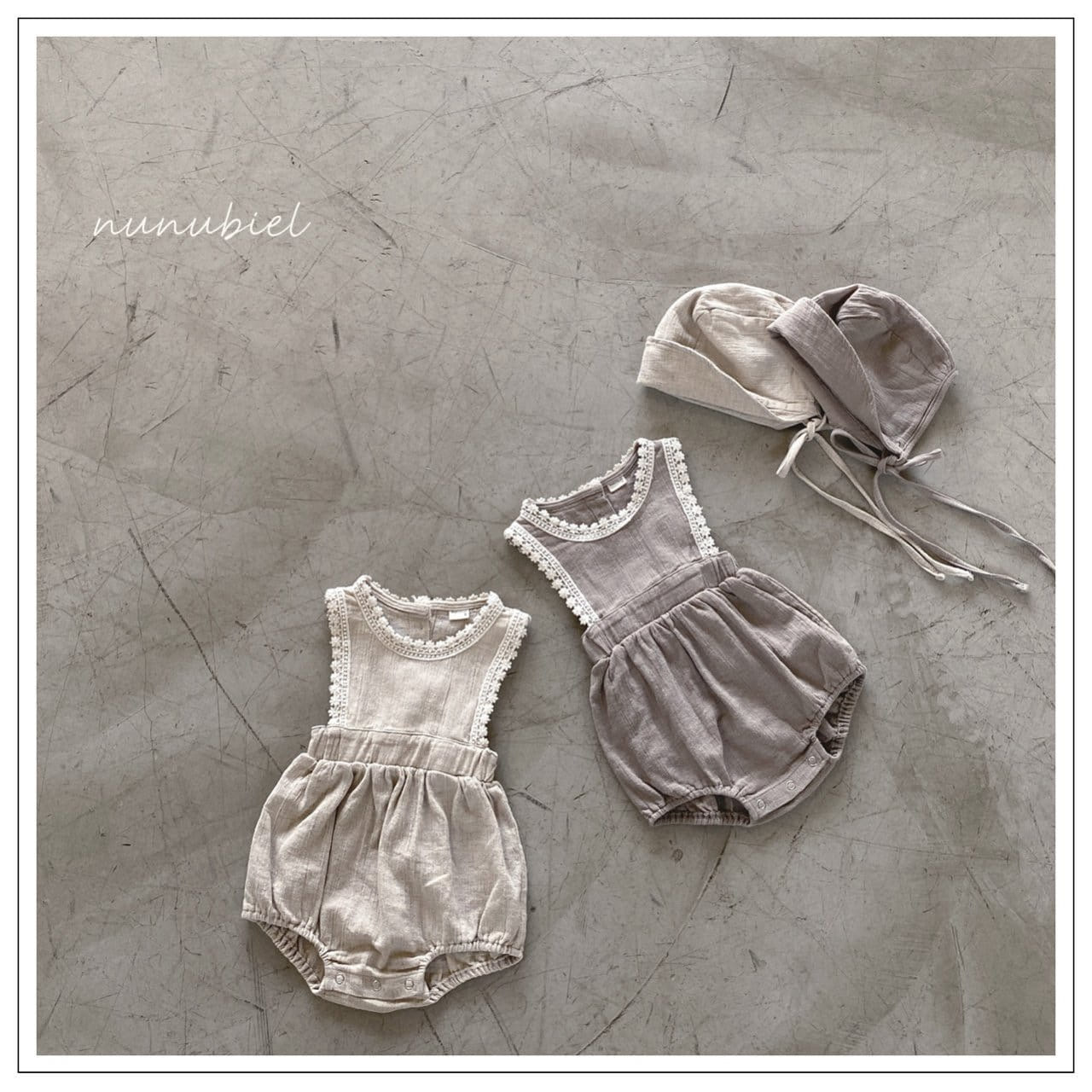 NUNUBIEL - Korean Children Fashion - #Kfashion4kids - Amant Romper with Bonnet - 4
