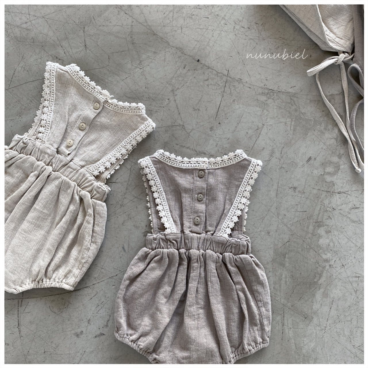 NUNUBIEL - Korean Children Fashion - #Kfashion4kids - Amant Romper with Bonnet - 7