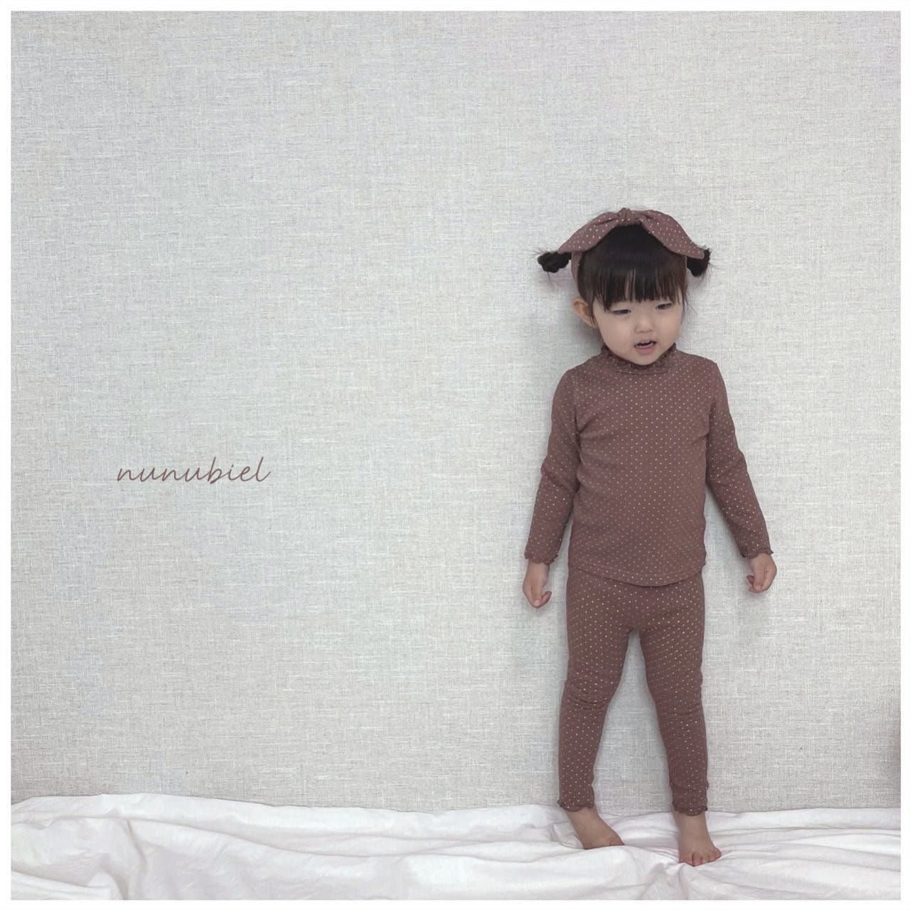 NUNUBIEL - Korean Children Fashion - #Kfashion4kids - Dot Muslin Tee