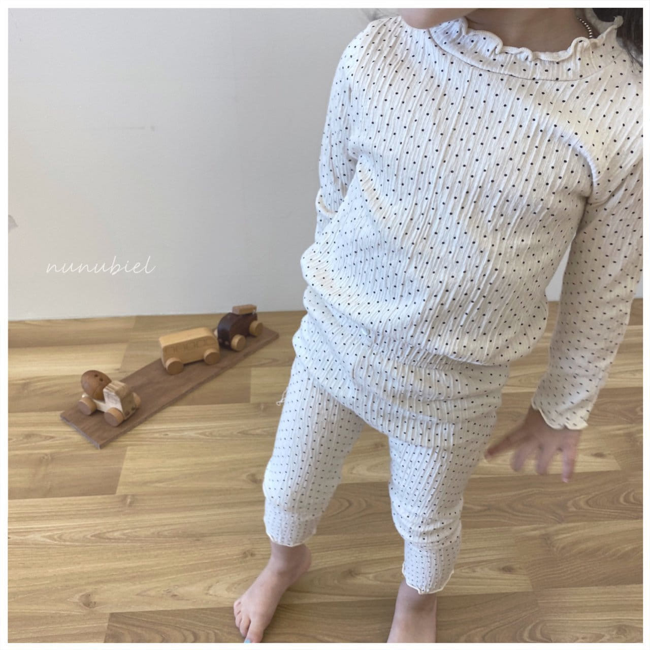 NUNUBIEL - Korean Children Fashion - #Kfashion4kids - Dot Muslin Tee - 12