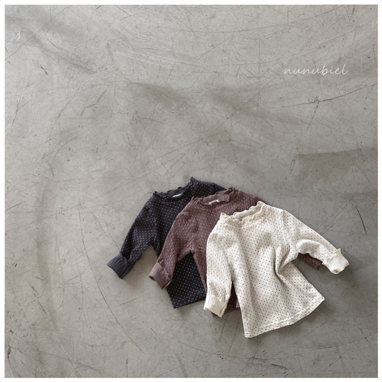 NUNUBIEL - Korean Children Fashion - #Kfashion4kids - Dot Muslin Tee - 4
