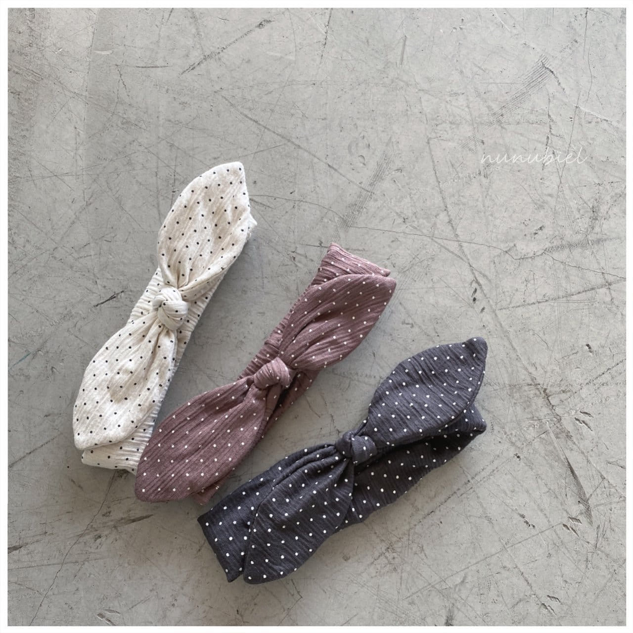 NUNUBIEL - Korean Children Fashion - #Kfashion4kids - Dot Muslin Hairband - 5