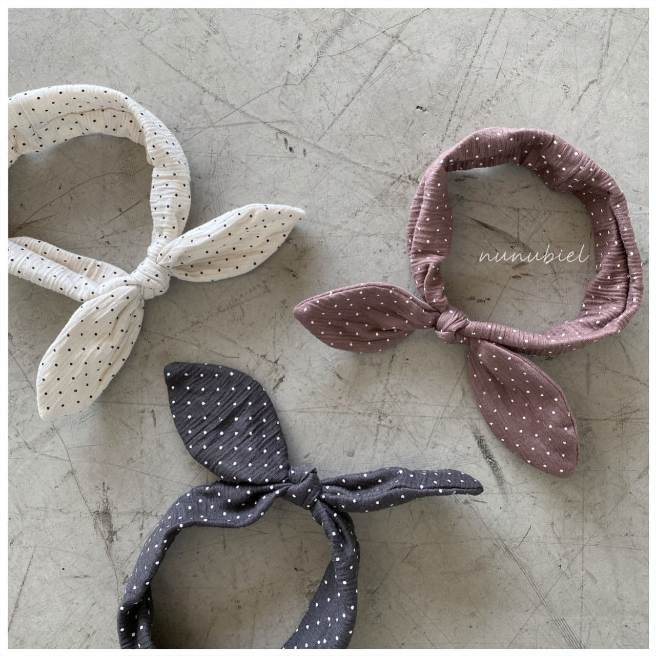 NUNUBIEL - Korean Children Fashion - #Kfashion4kids - Dot Muslin Hairband - 6
