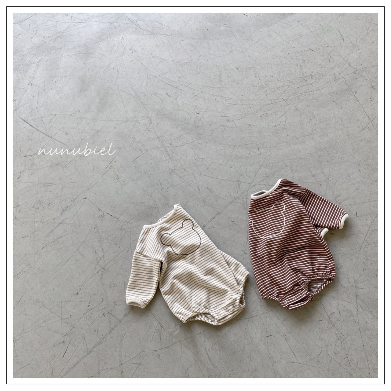 NUNUBIEL - Korean Children Fashion - #Kfashion4kids - Big Bear Bodysuit