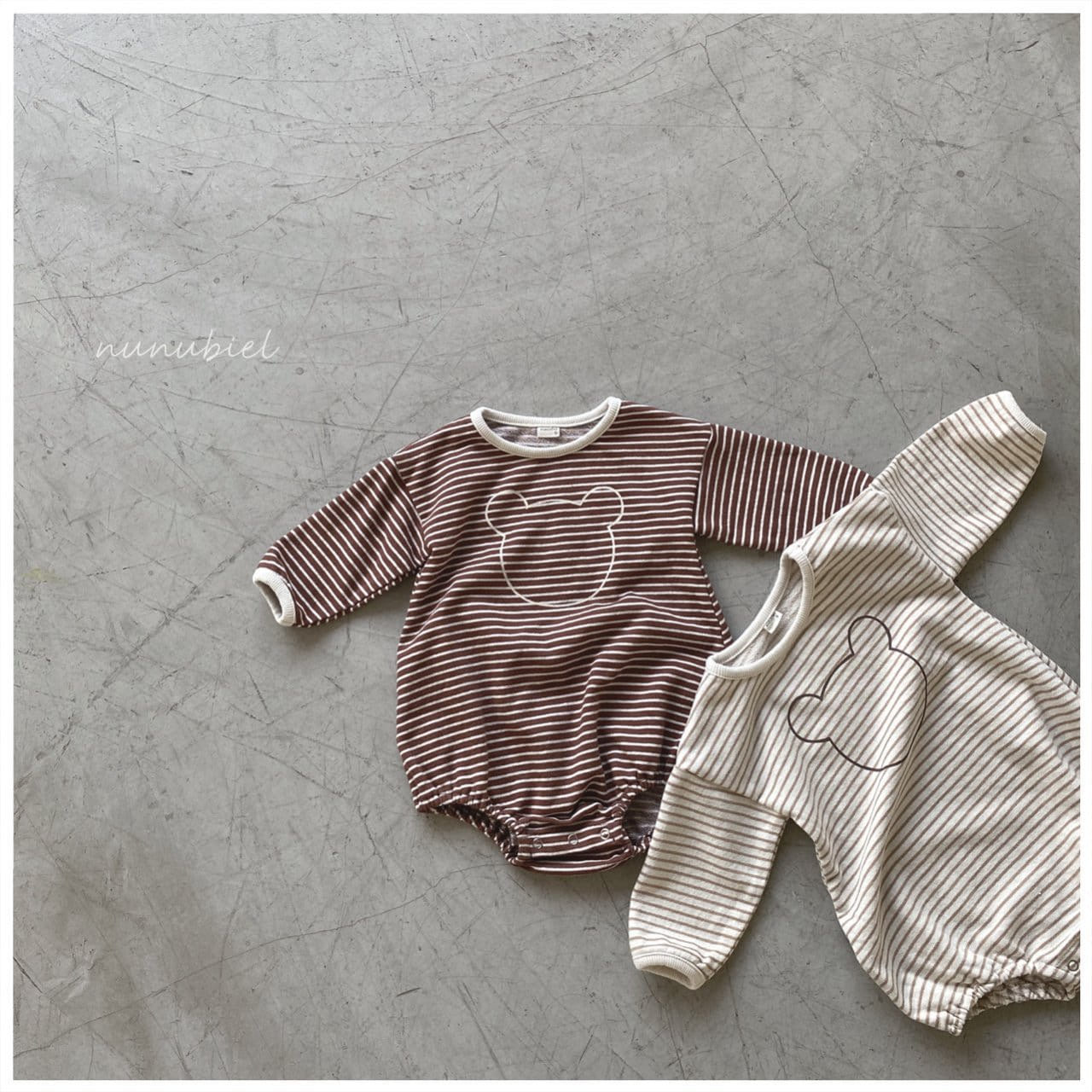 NUNUBIEL - Korean Children Fashion - #Kfashion4kids - Big Bear Bodysuit - 4