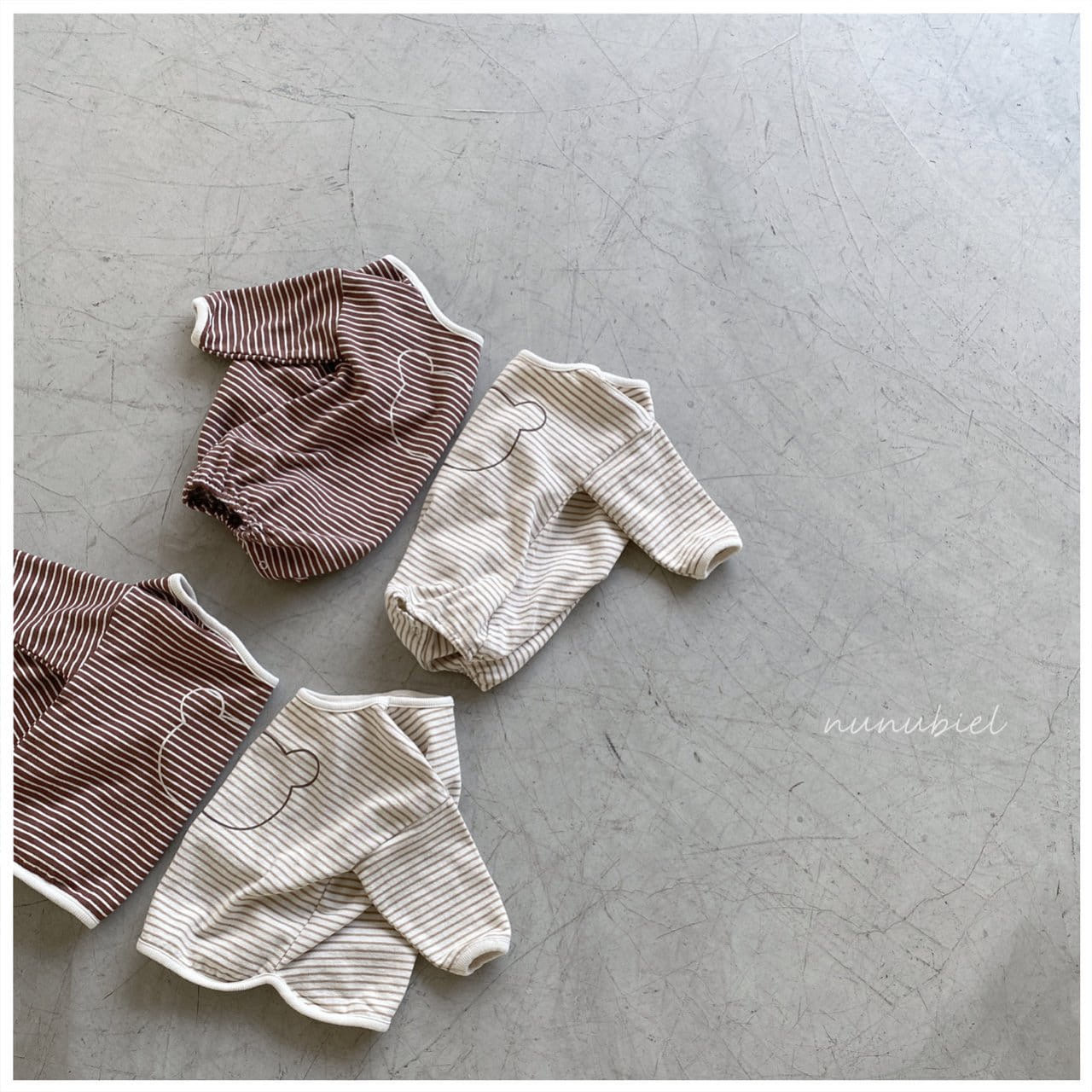 NUNUBIEL - Korean Children Fashion - #Kfashion4kids - Big Bear Bodysuit - 5