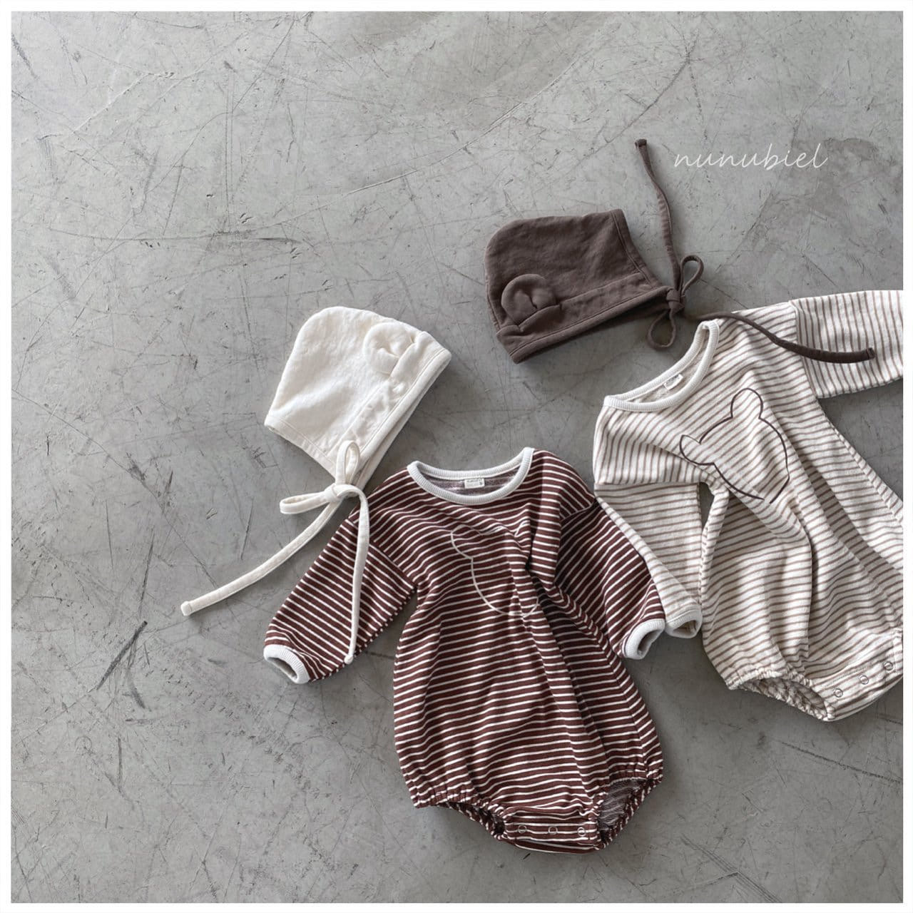 NUNUBIEL - Korean Children Fashion - #Kfashion4kids - Big Bear Bodysuit - 7
