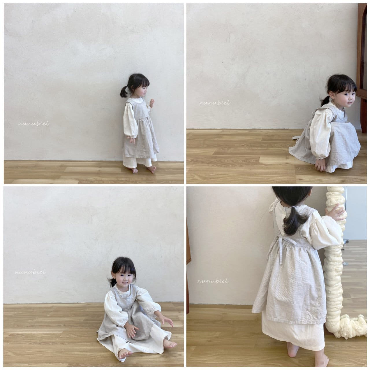 NUNUBIEL - Korean Children Fashion - #Kfashion4kids - Check Apron - 10
