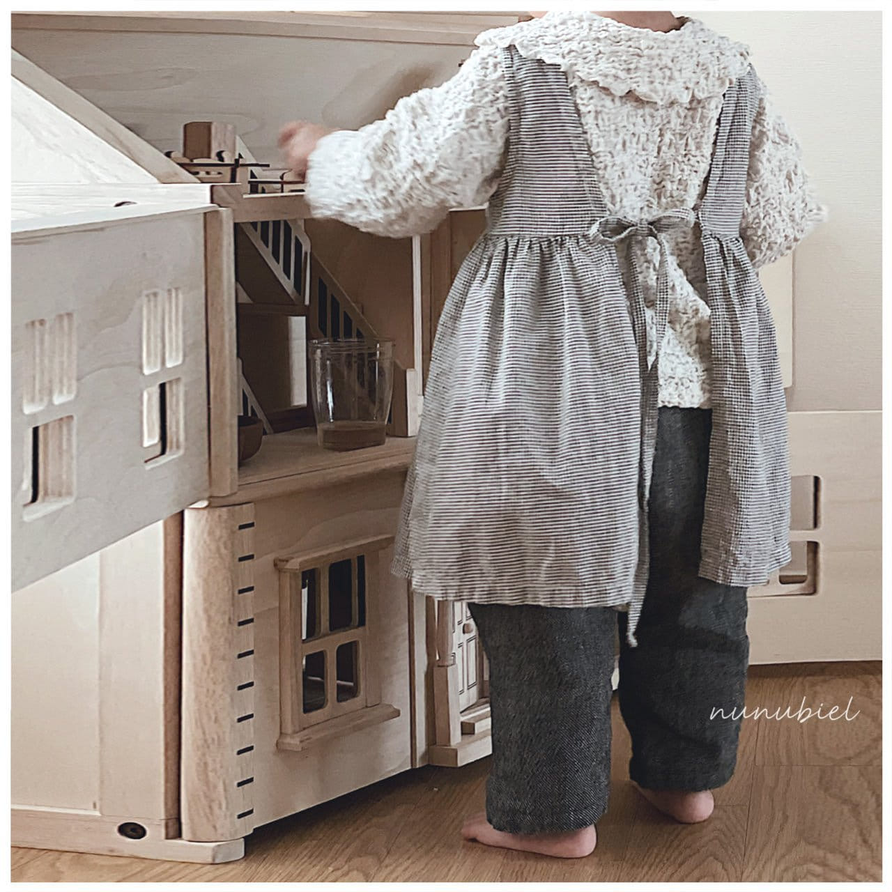 NUNUBIEL - Korean Children Fashion - #Kfashion4kids - Check Apron - 12