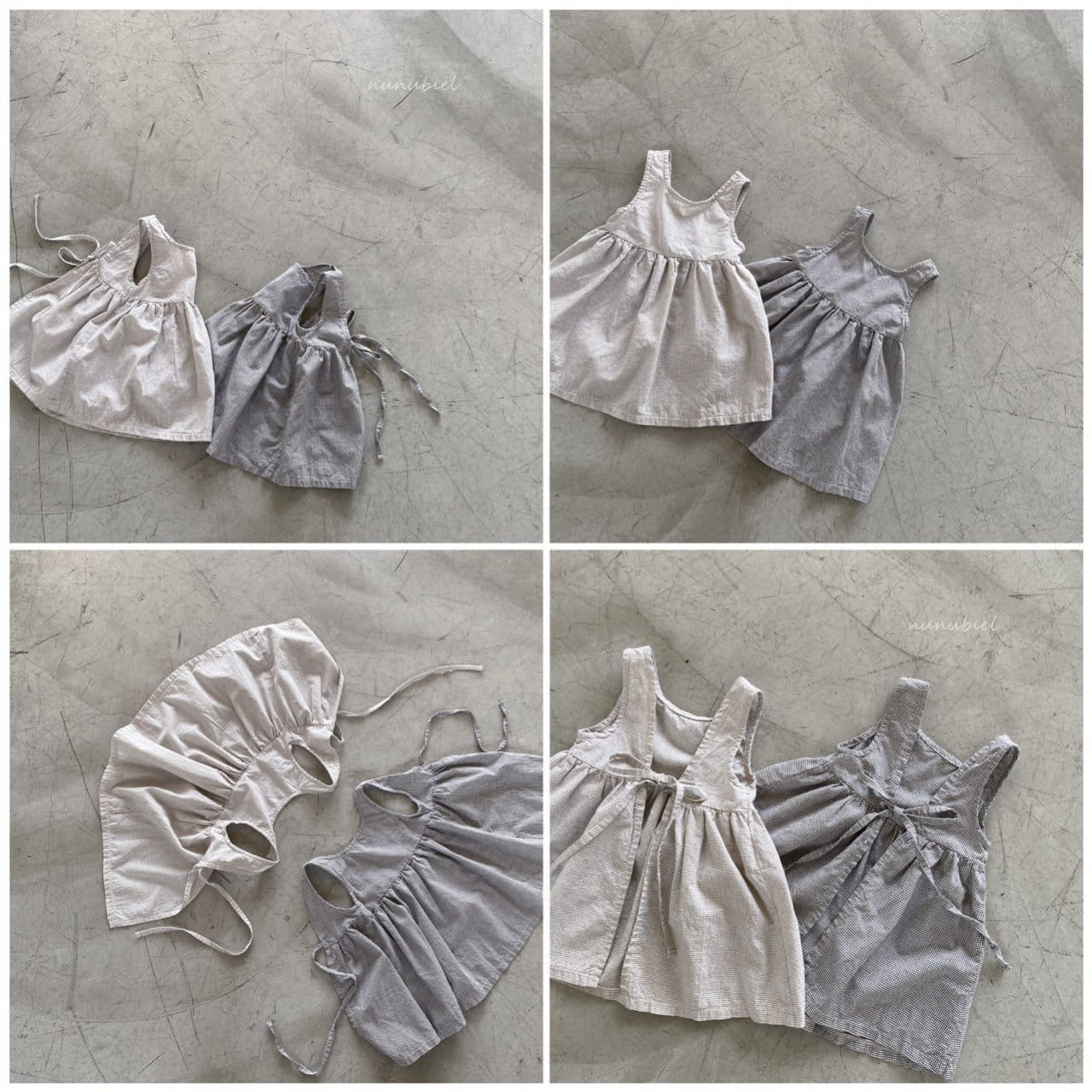 NUNUBIEL - Korean Children Fashion - #Kfashion4kids - Check Apron - 4