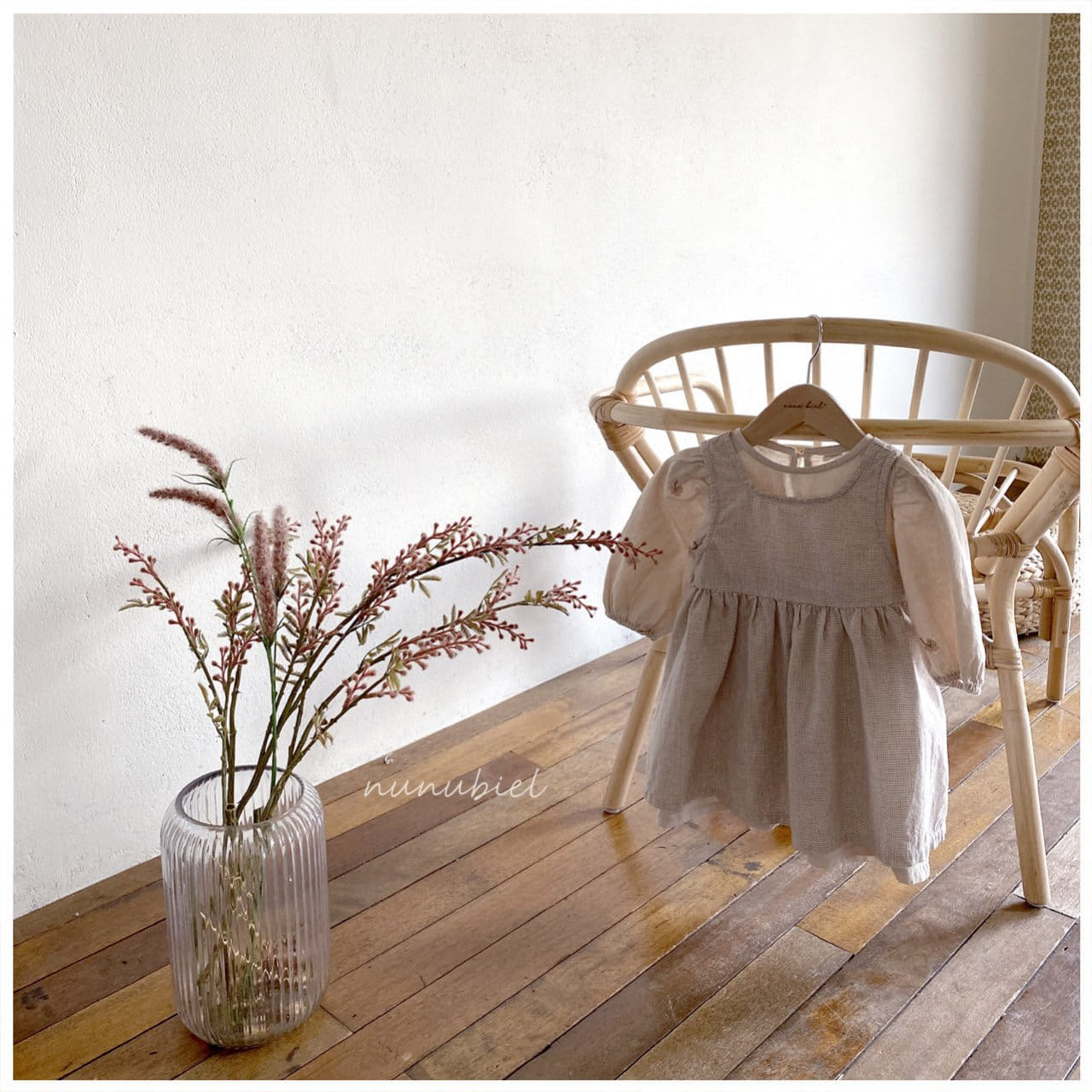 NUNUBIEL - Korean Children Fashion - #Kfashion4kids - Check Apron - 6