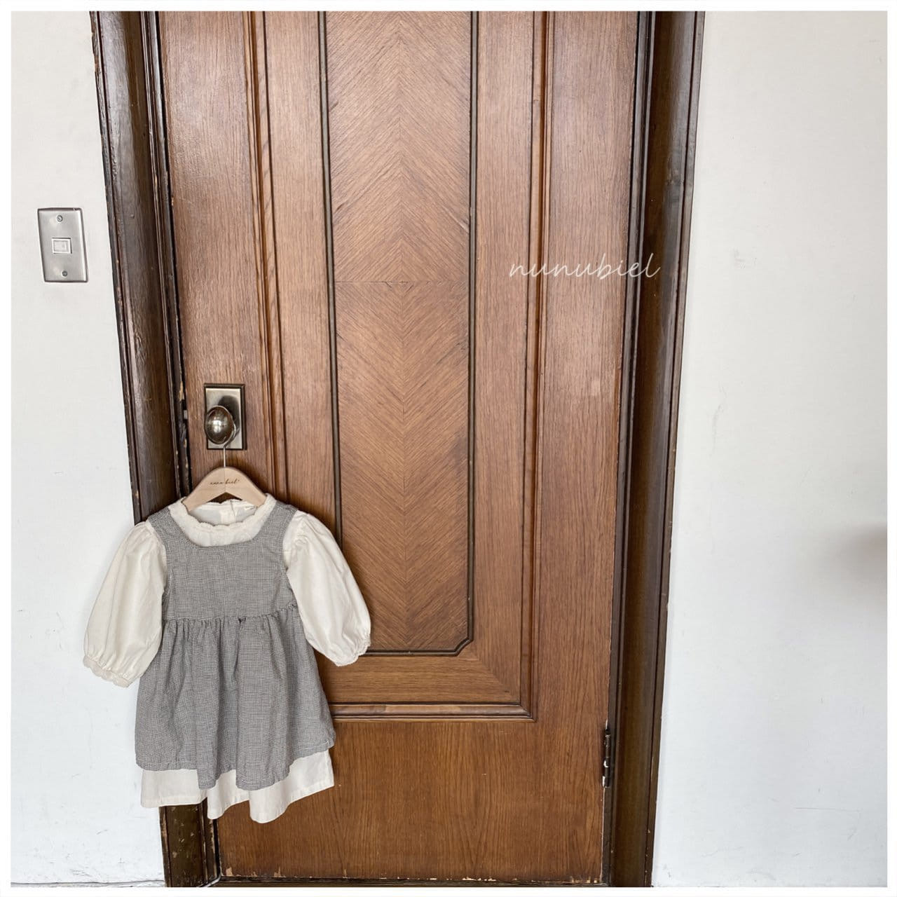NUNUBIEL - Korean Children Fashion - #Kfashion4kids - Check Apron - 7