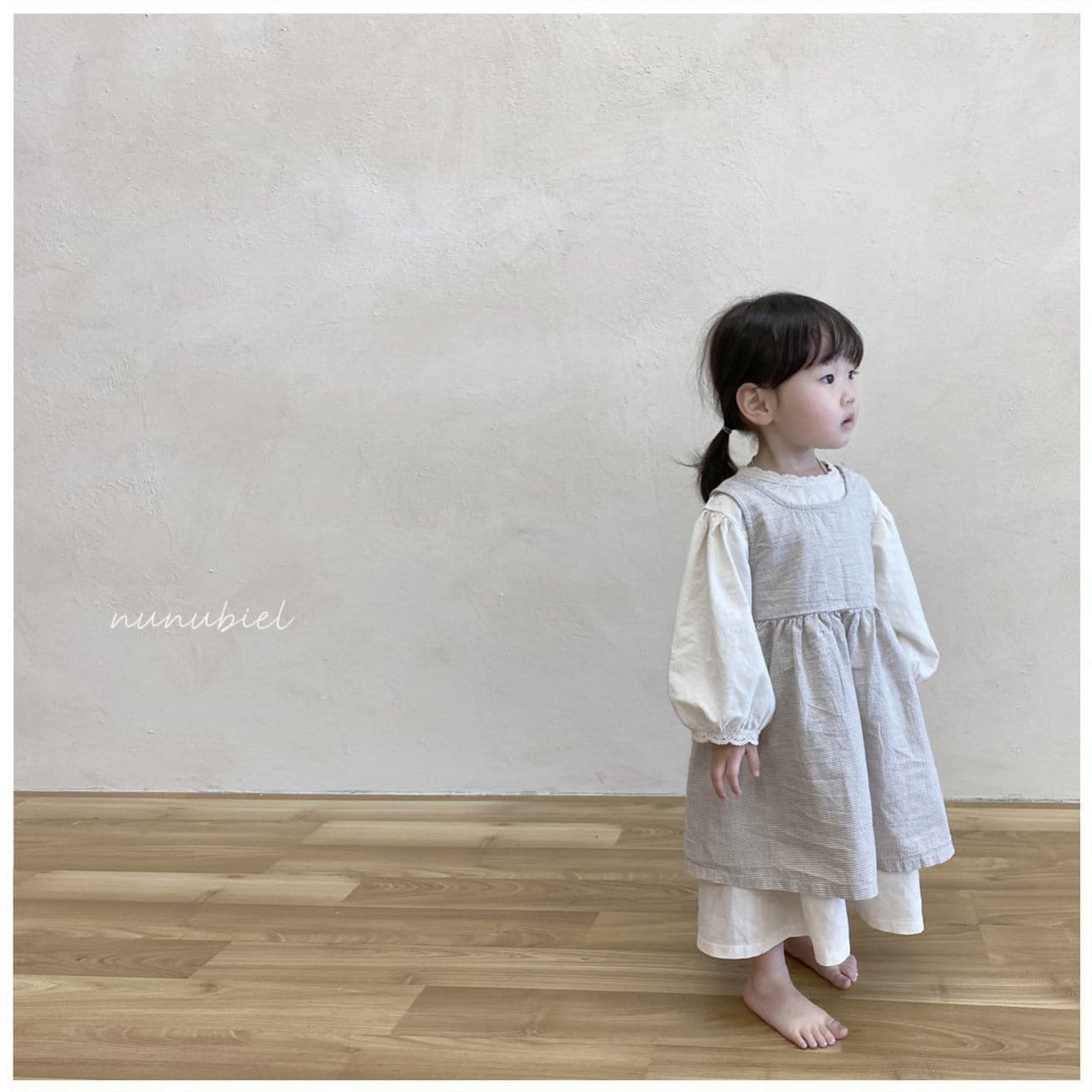 NUNUBIEL - Korean Children Fashion - #Kfashion4kids - Check Apron - 9