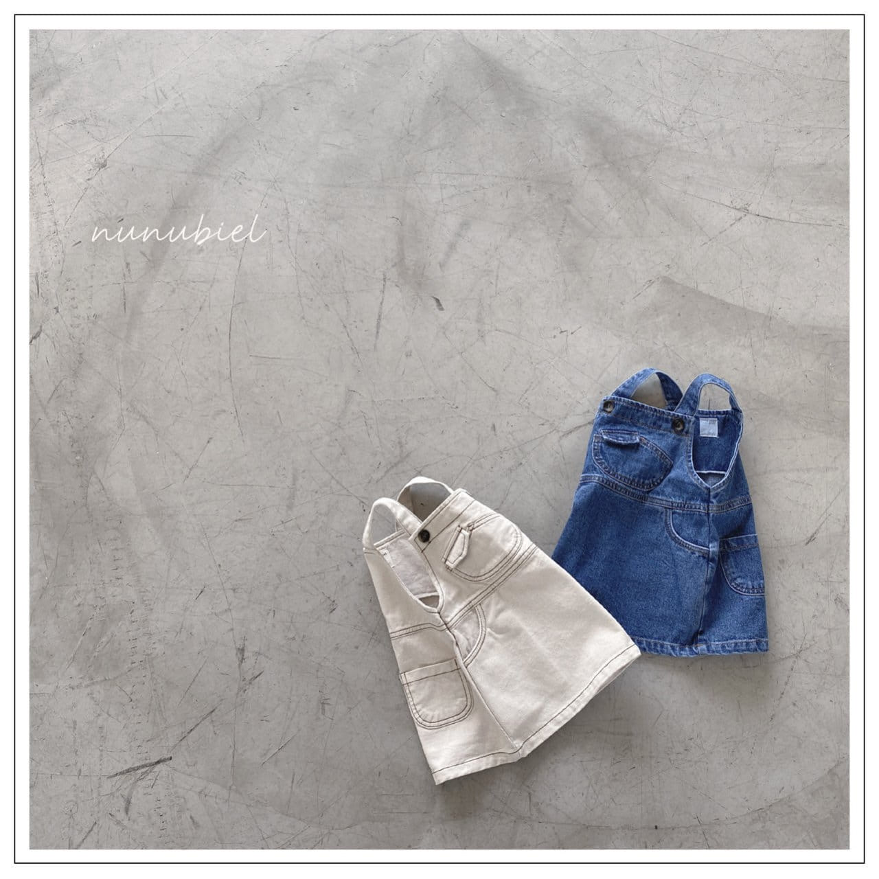 NUNUBIEL - Korean Children Fashion - #Kfashion4kids - Mini Pocket Denim One-piece - 2