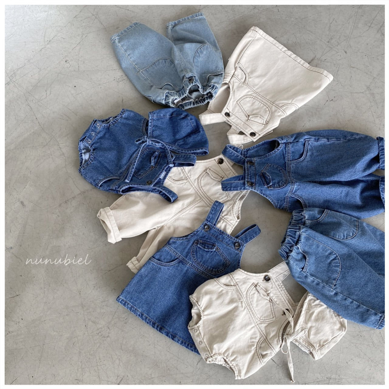 NUNUBIEL - Korean Children Fashion - #Kfashion4kids - Mini Pocket Denim One-piece - 4