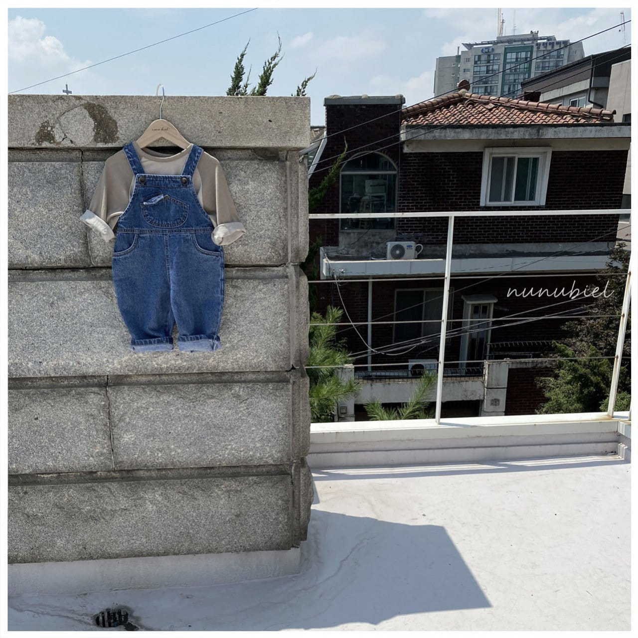 NUNUBIEL - Korean Children Fashion - #Kfashion4kids - Mini Pocket Denim Jumpsuit - 10