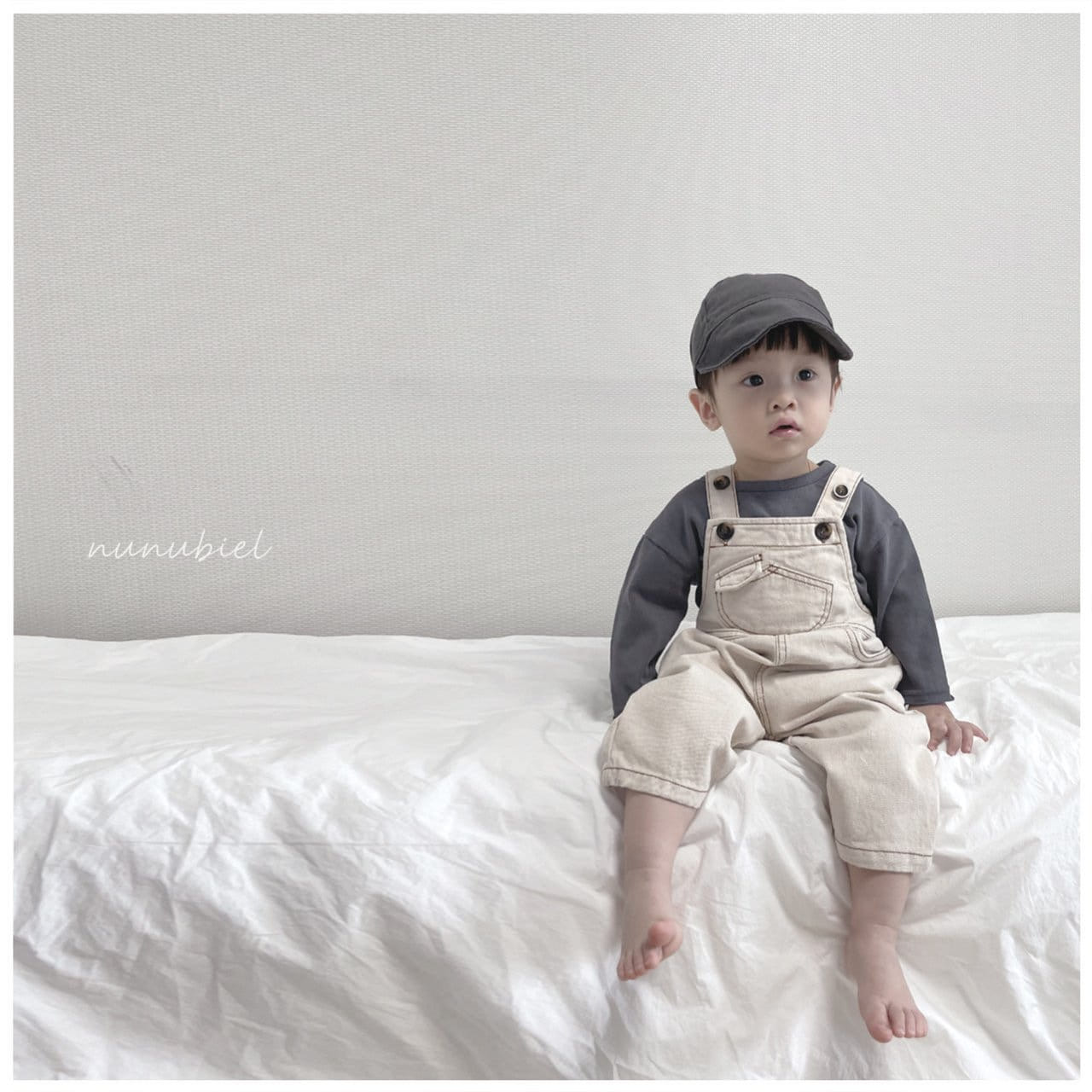 NUNUBIEL - Korean Children Fashion - #Kfashion4kids - Mini Pocket Denim Jumpsuit - 11