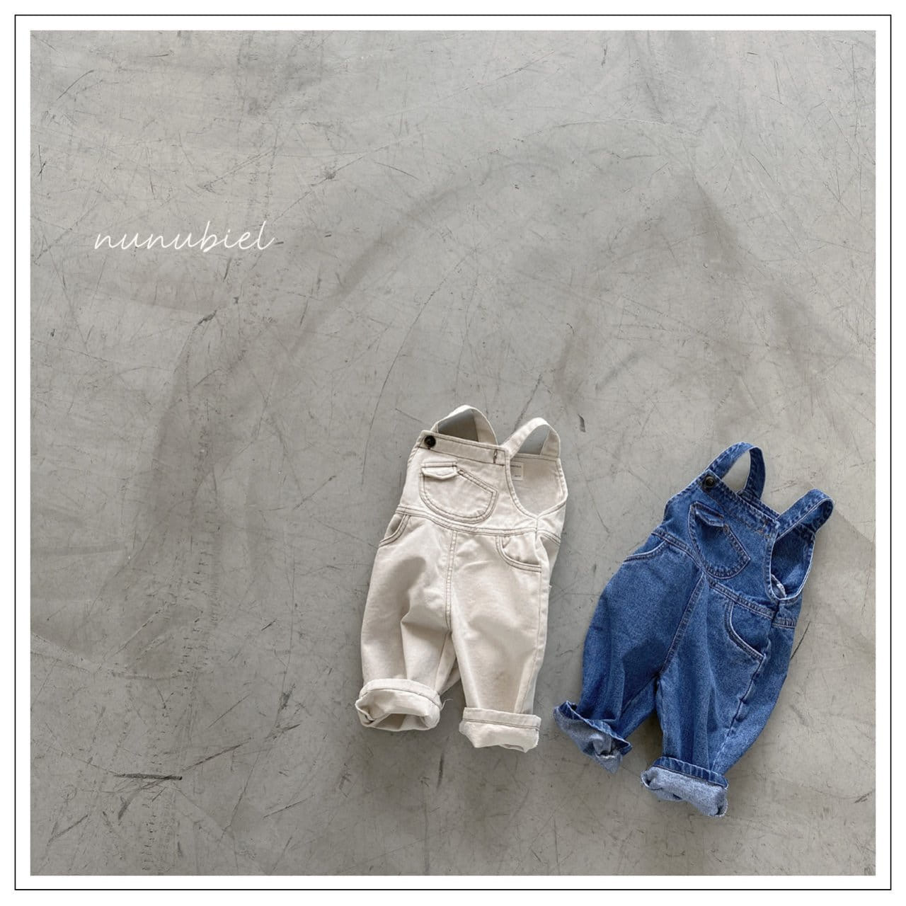 NUNUBIEL - Korean Children Fashion - #Kfashion4kids - Mini Pocket Denim Jumpsuit - 3