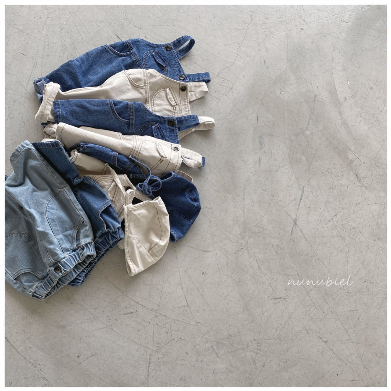 NUNUBIEL - Korean Children Fashion - #Kfashion4kids - Mini Pocket Denim Jumpsuit - 5