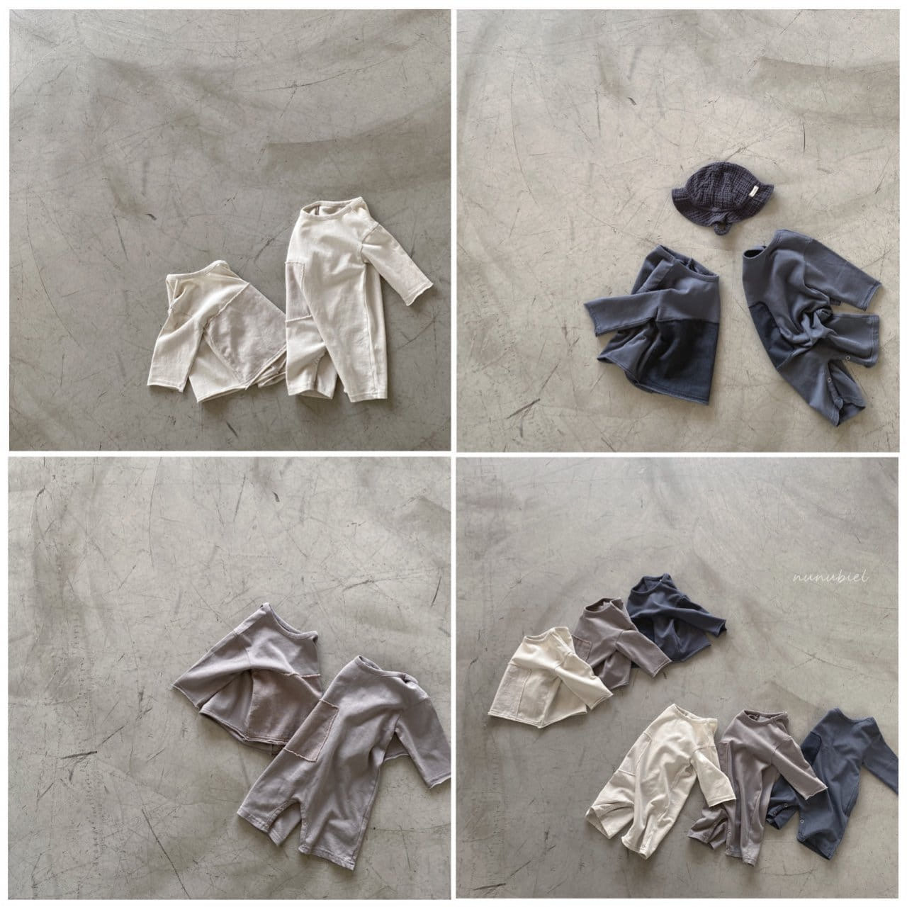 NUNUBIEL - Korean Children Fashion - #Kfashion4kids - Square Patch Bodysuit - 6