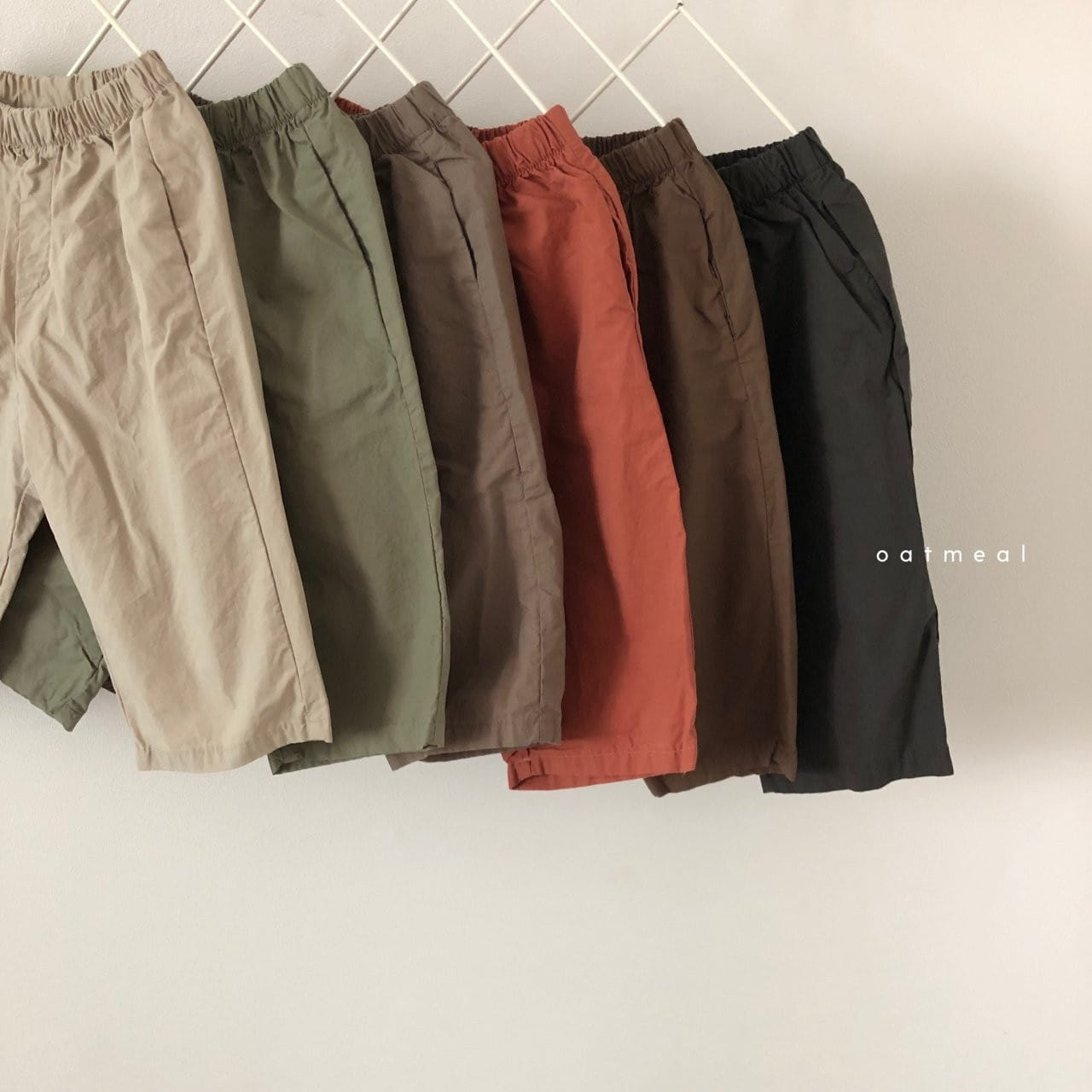 OATMEAL - Korean Children Fashion - #Kfashion4kids - Basic Cotton Pants