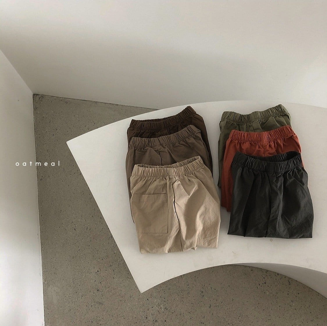 OATMEAL - Korean Children Fashion - #Kfashion4kids - Basic Cotton Pants - 10