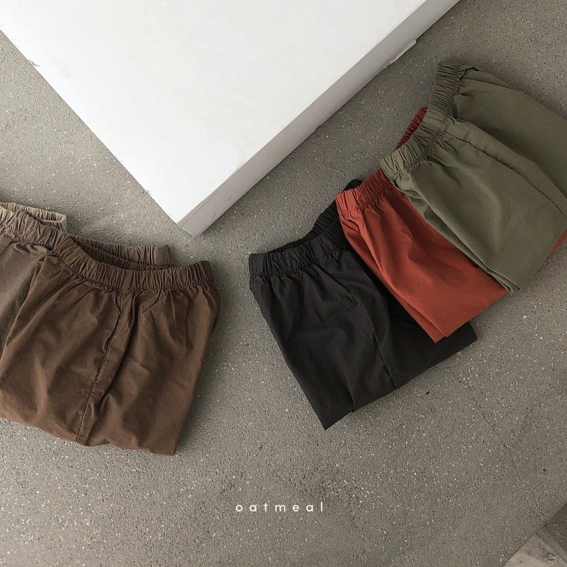 OATMEAL - Korean Children Fashion - #Kfashion4kids - Basic Cotton Pants - 11