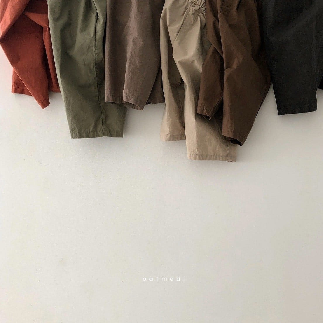 OATMEAL - Korean Children Fashion - #Kfashion4kids - Basic Cotton Pants - 2