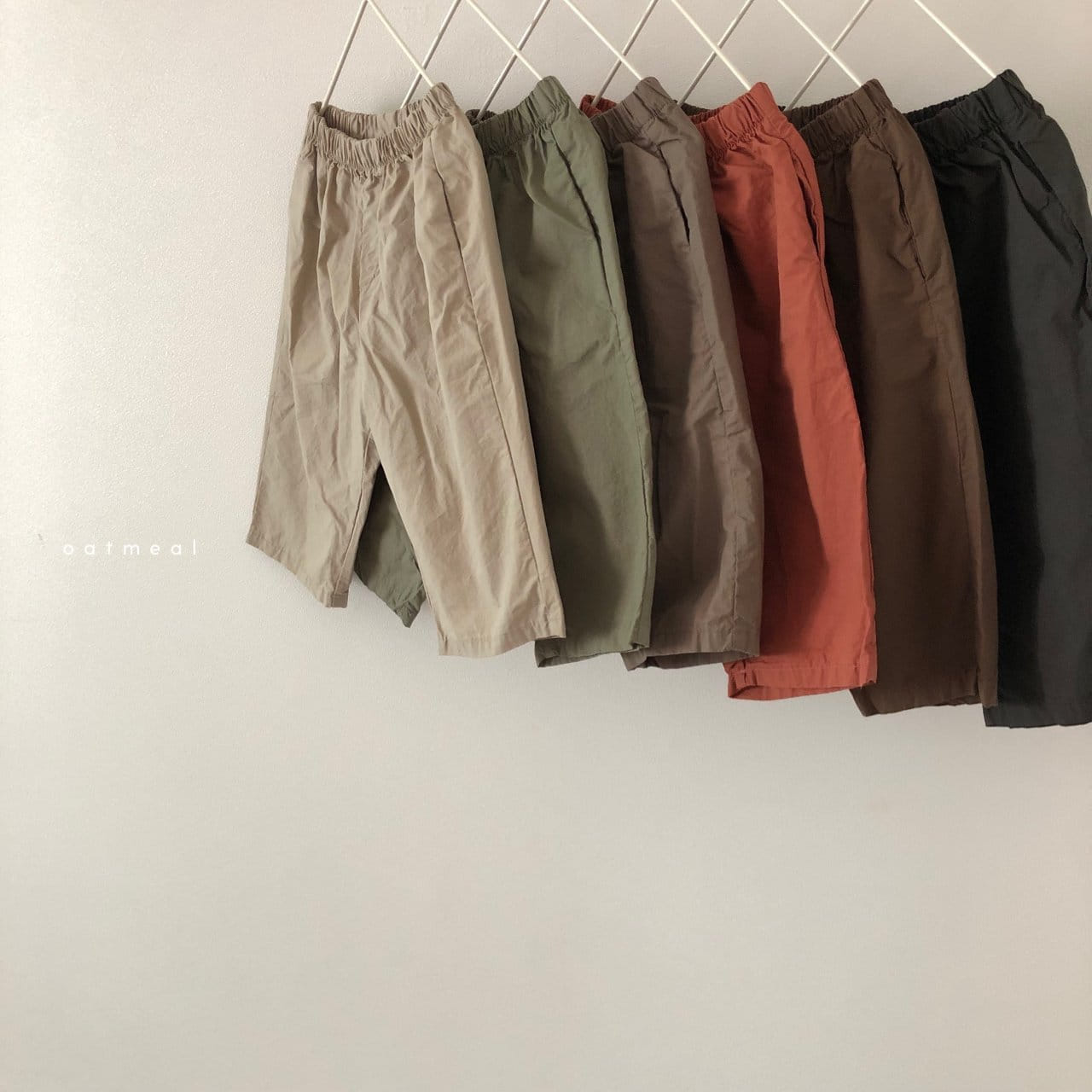 OATMEAL - Korean Children Fashion - #Kfashion4kids - Basic Cotton Pants - 4