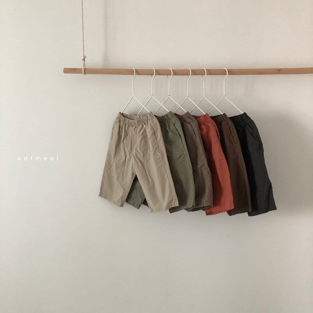 OATMEAL - Korean Children Fashion - #Kfashion4kids - Basic Cotton Pants - 5