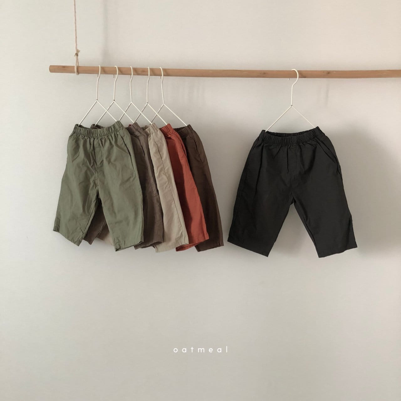 OATMEAL - Korean Children Fashion - #Kfashion4kids - Basic Cotton Pants - 7