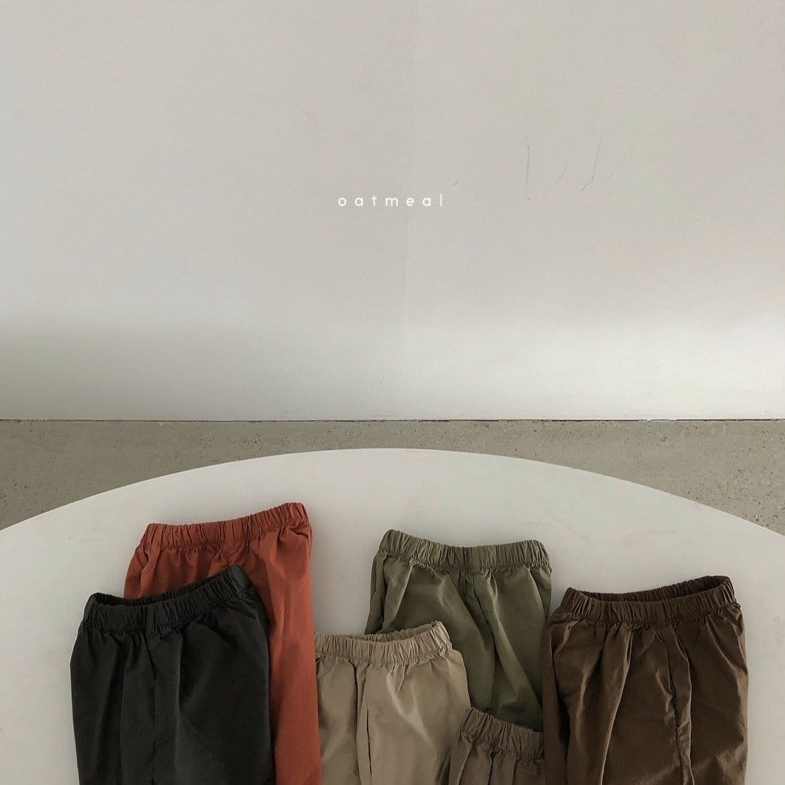 OATMEAL - Korean Children Fashion - #Kfashion4kids - Basic Cotton Pants - 8