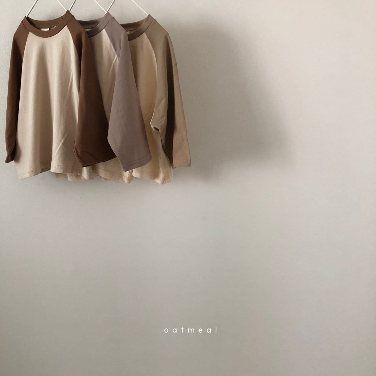 OATMEAL - Korean Children Fashion - #Kfashion4kids - Basic Raglan Tee - 10