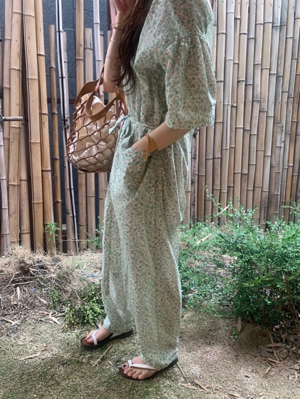 OJODEPAPA - Korean Children Fashion - #Kfashion4kids - Mom Flower Jumpsuit - 7