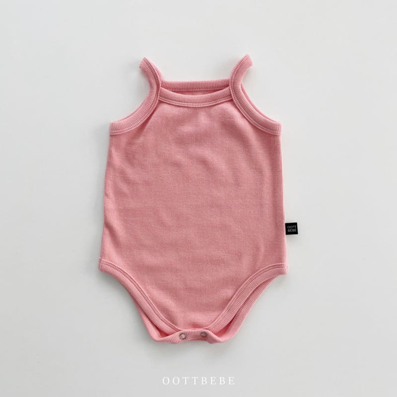 OOTT BEBE - Korean Children Fashion - #Kfashion4kids - 1+1 Pang Pang Sleeveless Bodysuit - 4