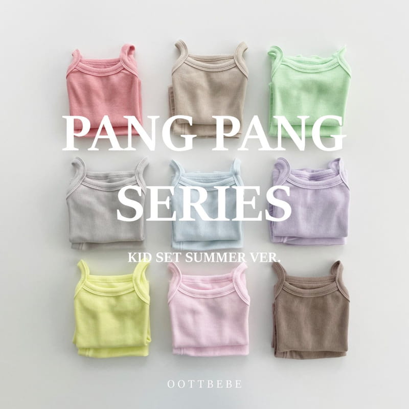 OOTT BEBE - Korean Children Fashion - #Kfashion4kids - 1+1 Pang Pang Sleeveless Easywear