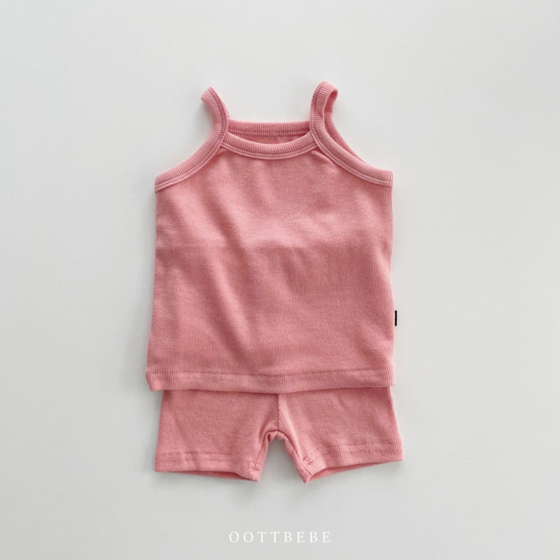 OOTT BEBE - Korean Children Fashion - #Kfashion4kids - 1+1 Pang Pang Sleeveless Easywear - 2