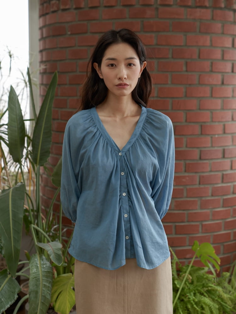 RICOTTA - Korean Children Fashion - #Kfashion4kids - Shirring Linen Blouse - 2