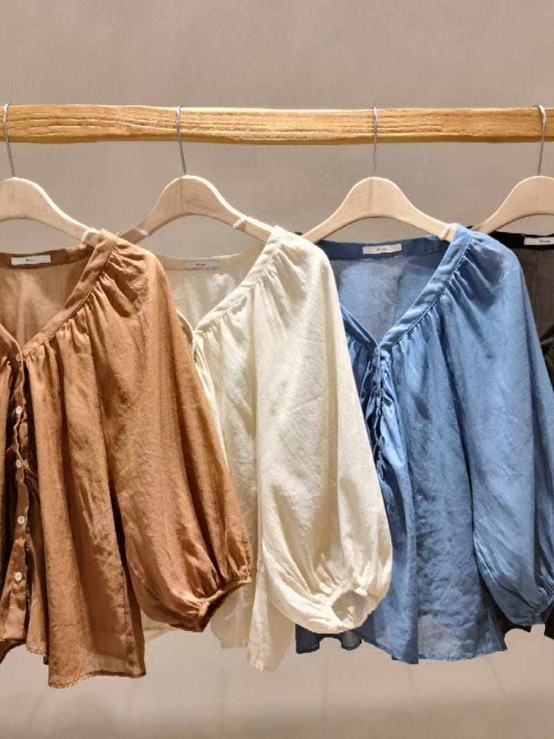 RICOTTA - Korean Children Fashion - #Kfashion4kids - Shirring Linen Blouse - 4